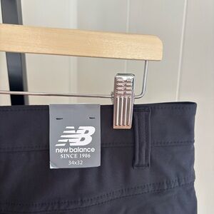 New Balance Men’s Black Performance Stretch Chino Pants NWT Athleisure 34x31